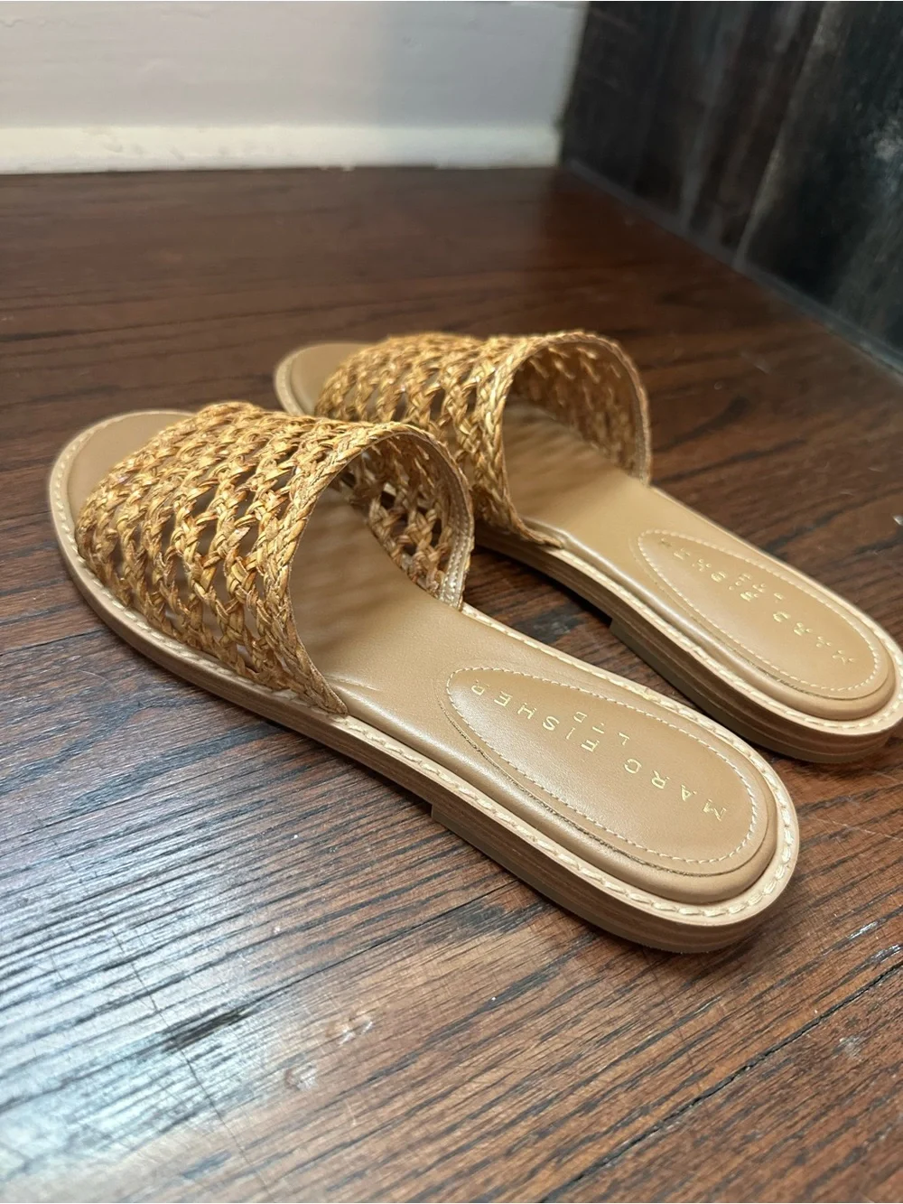 Marc Fisher Braided Slide Sandals